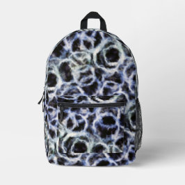recyceltes Indigo Shibori : Bedruckter Rucksack