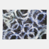 recyceltes Indigo Shibori : Geschirrtuch (Horizontal)