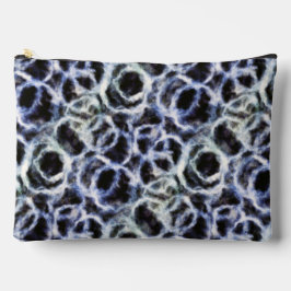 recyceltes Indigo Shibori : Zubehörtasche