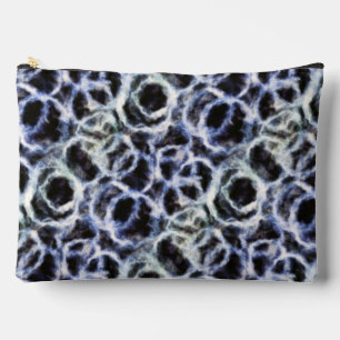 recyceltes Indigo Shibori : Zubehörtasche