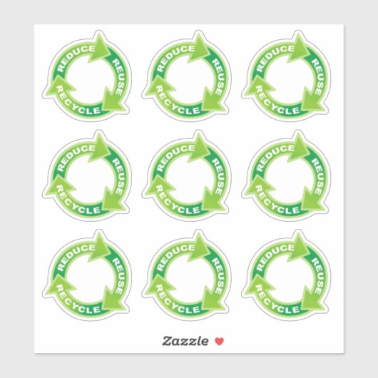 Recyceltest für Aufkleber für die Wiederverwendung (Blatt)