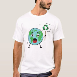 Recycle - Aufruf zum Aktivismus nach Erdzeichen T-Shirt