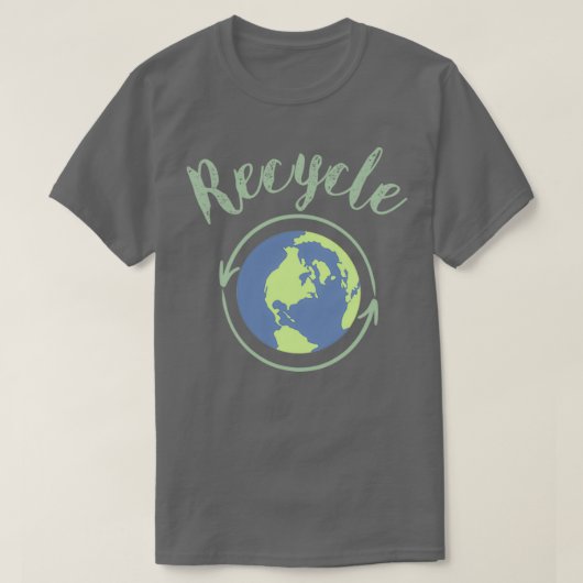 Recycle, den Planeten zu retten T-Shirt (Design vorne)
