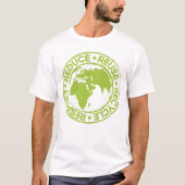Recycle der neuen Think Earth Briefmarke T-Shirt (Vorderseite)