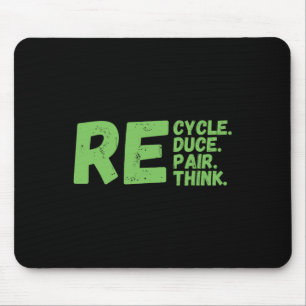 Recycle der Reparatur, um den Aktivismus des Earth Mousepad