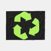 Recycle der Umweltverträglichkeit Fleecedecke (Vorderseite (Horizontal))