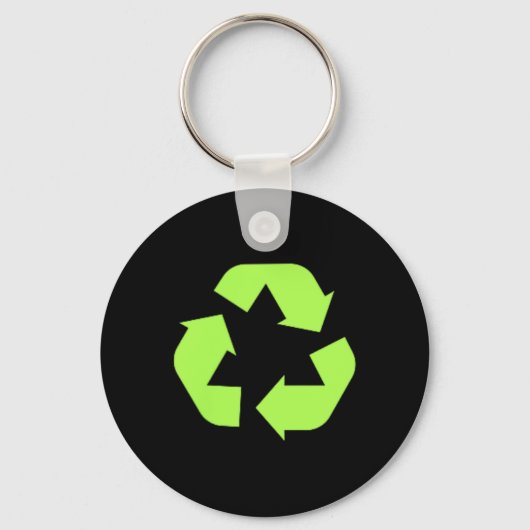 Recycle der Umweltverträglichkeit Schlüsselanhänger (Vorderseite)