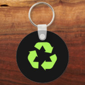 Recycle der Umweltverträglichkeit Schlüsselanhänger (Vorderseite)