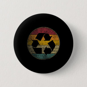 Recycle des Naturschutzplanes zum Tag der Erde Button