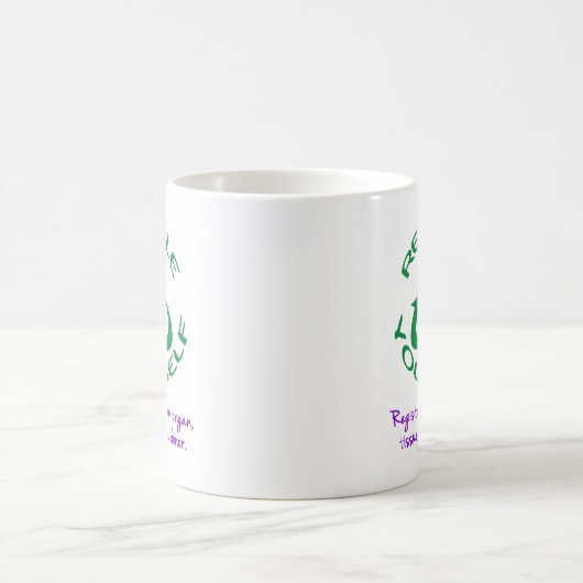 Recycle dich selbst kaffeetasse (Mittel)