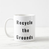 Recycle die Grounds-Tasse Kaffeetasse (Links)