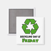 Recycle Freitag Magnet (Vorderseite/Rückseite)