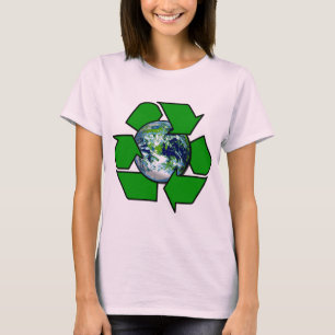 Recycle für den Planeten Erde T-Shirt