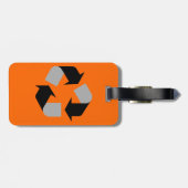 Recycle Gepäckanhänger (Rückseite horizontal)