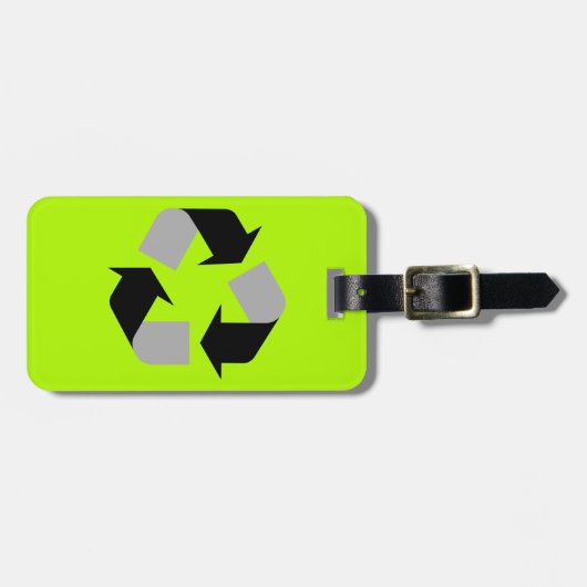 Recycle Gepäckanhänger (Vorderseite horizontal)