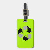 Recycle Gepäckanhänger (Vorderseite vertikal)