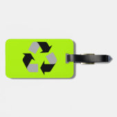 Recycle Gepäckanhänger (Rückseite horizontal)