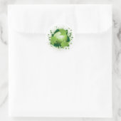 RECYCLE GREEN PLANET RUNDER AUFKLEBER (Tasche)