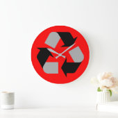Recycle Große Wanduhr (Zuhause)