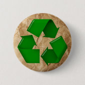 Recycle - Krummpapier Button (Vorderseite)