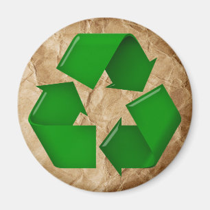 Recycle - Krummpapier Magnet