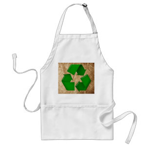 Recycle - Krummpapier Schürze