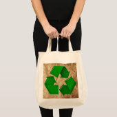 Recycle - Krummpapier Tragetasche (Vorderseite (Produkt))