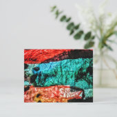 Recycle Kunststoff-Foto-Streifen abstrakt Einladung (Stehend Vorderseite)