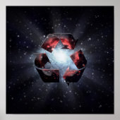 Recycle (Leerzeichen) Poster (Vorne)