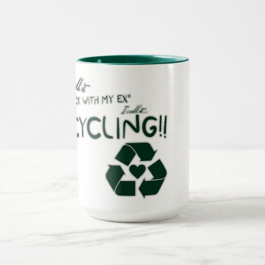 Recycle meines Ex Tasse (Zentrum)