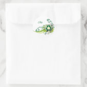 Recycle Ohio Runder Aufkleber (Tasche)