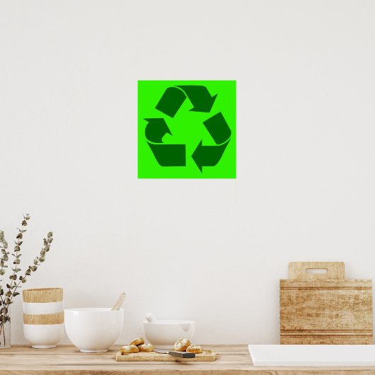 recycle poster (Küche)