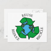 Recycle Postkarte (Vorne/Hinten)