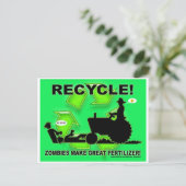 RECYCLE! POSTKARTE (Stehend Vorderseite)