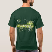 Recycle - reine weiße Wurzeln T-Shirt (Rückseite)