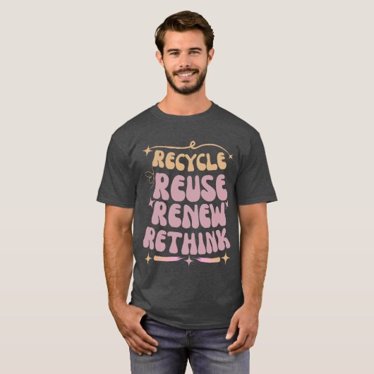 RECYCLE REUSE RENEW RETHINK 2023 T-Shirt (Vorne ganz)