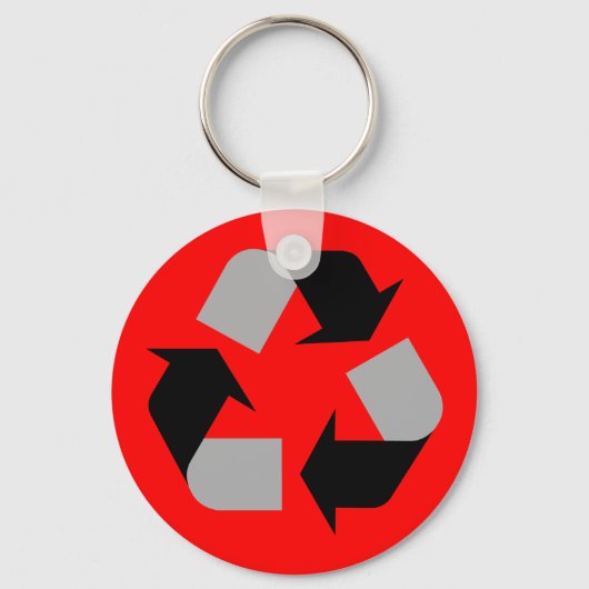 Recycle Schlüsselanhänger (Vorderseite)
