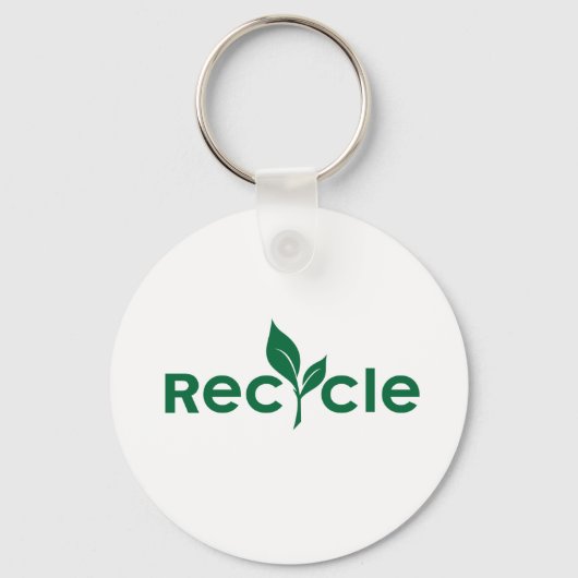 Recycle Schlüsselanhänger (Vorderseite)