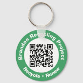 Recycle von Projekt QR Code Recycle & Erneuerung. Schlüsselanhänger (Vorderseite)