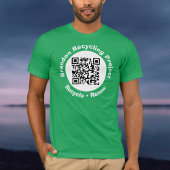 Recycle von Projekt QR Code Recycle & Erneuerung. T-Shirt