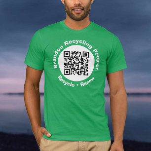 Recycle von Projekt QR Code Recycle & Erneuerung. T-Shirt