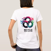 Recycle, Wiederverwendung, Wiederherstellung T-Shirt (Rückseite)