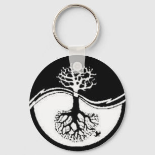 RECYCLE YIN YANG TREE SCHLÜSSELANHÄNGER