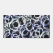 recycled indigo shibori : schreibtischunterlage (Vorderseite)