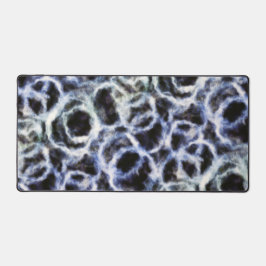 recycled indigo shibori : schreibtischunterlage