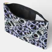 recycled indigo shibori : zubehörtasche (Offen)