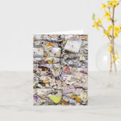 Recycled Paper - Sasebo - Greeting Card Karte (Gelbe Blume)