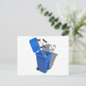 RecycledCrutches082010 Postkarte (Stehend Vorderseite)