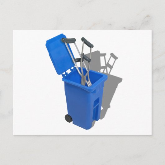 RecycledCrutches082010 Postkarte (Vorderseite)