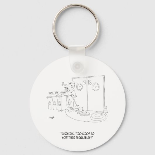 Recycling Cartoon 9265 Schlüsselanhänger (Vorderseite)